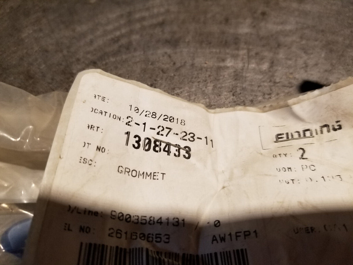 LOT OF 2 - 130-8433 Genuine OEM CATERPILLAR 80.00mm Internal Diameter Grommet