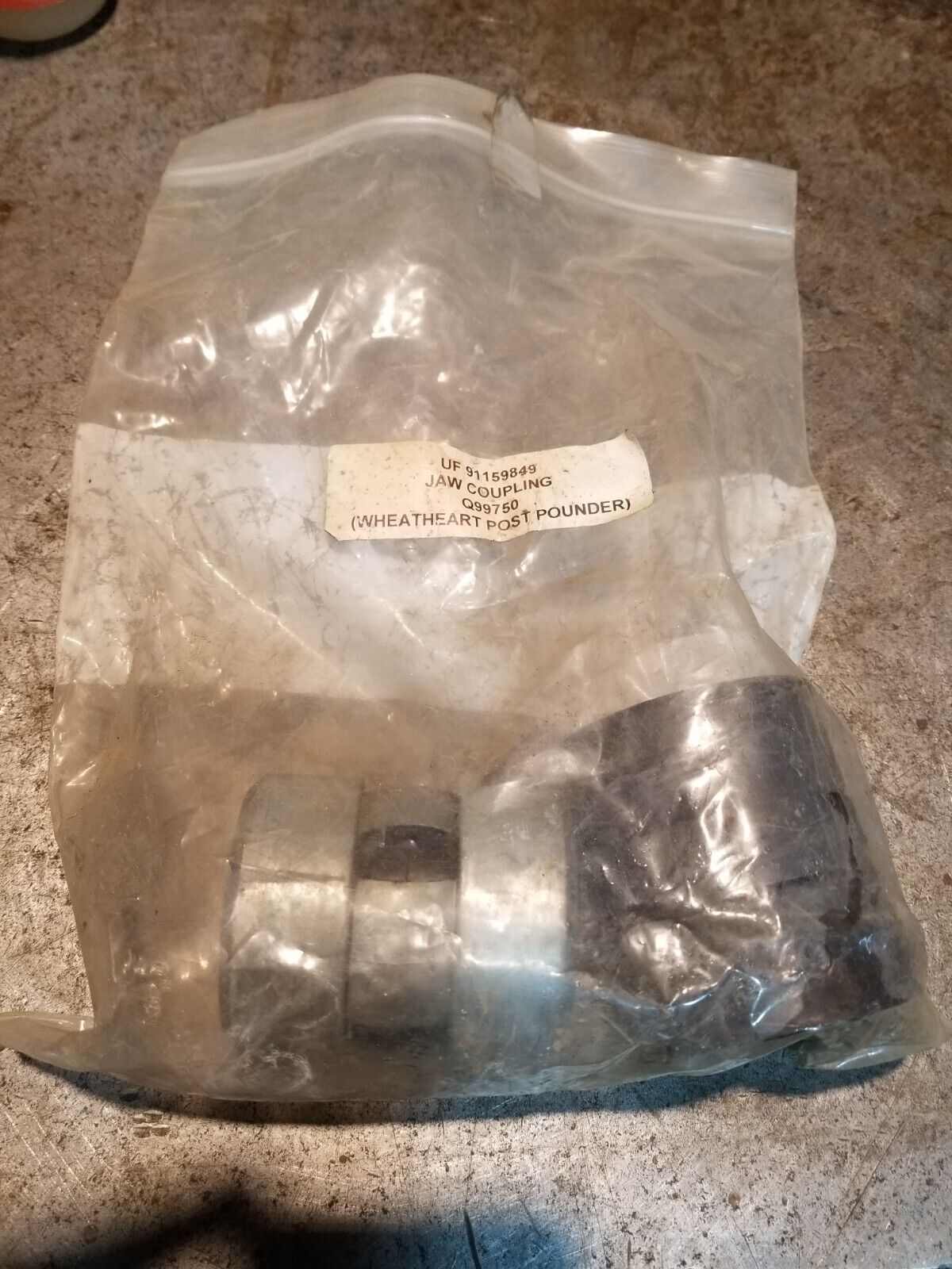 UF 91159849 JAW COUPLING Q99750 WEATHERT POST POUNDER