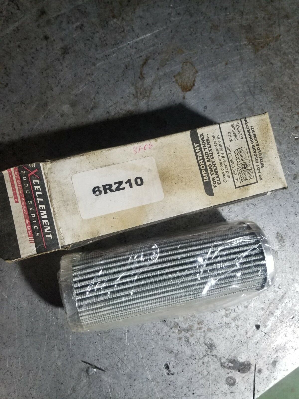 6RZ10 FILTER EXCELLEMENT 2000 SERIES 612210 Schroeder Industries