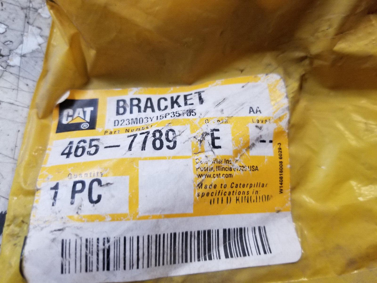Caterpillar 465-7789: 4mm Thick Powertrain Breather Mounting Bracket
