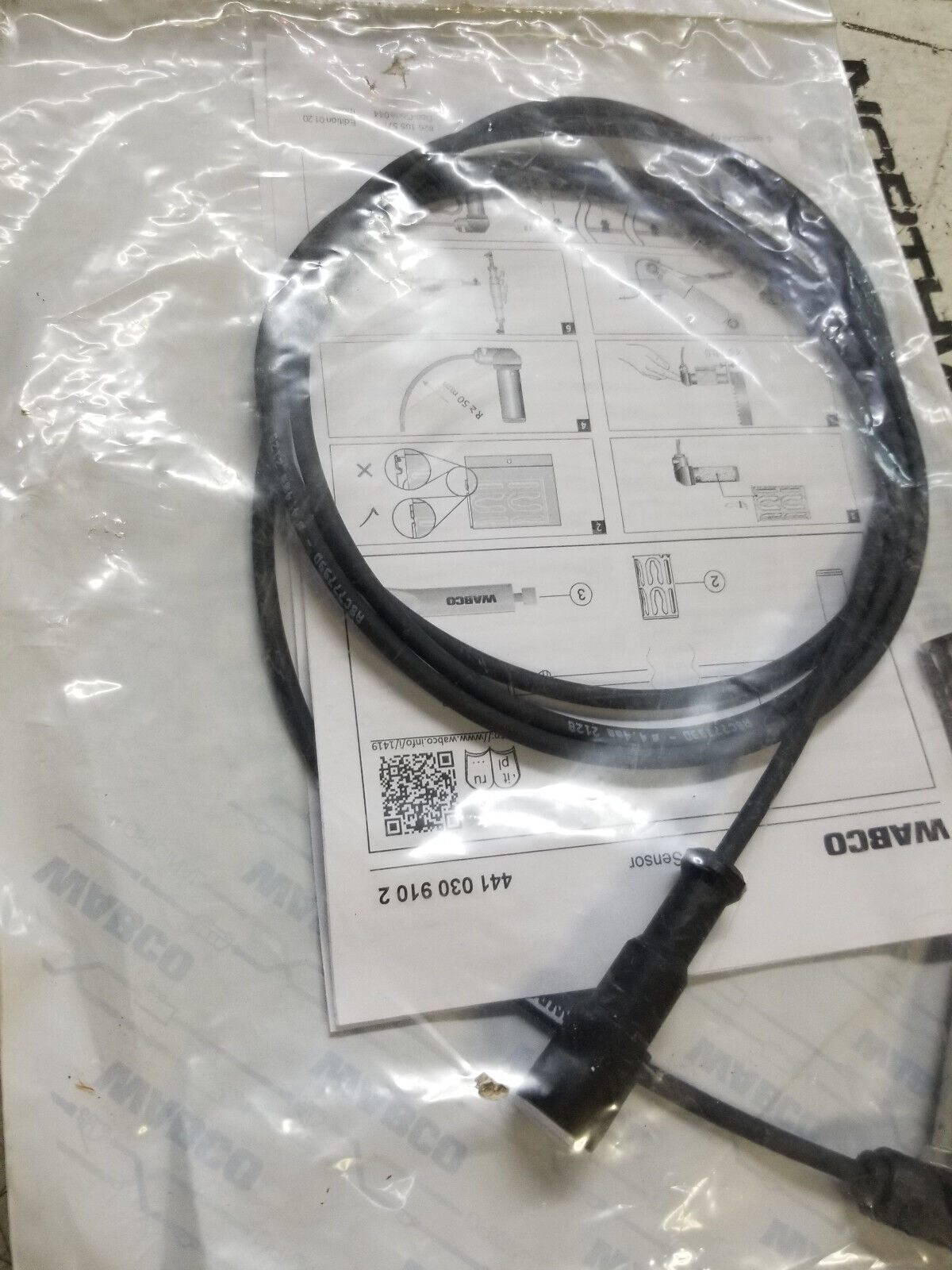 441-030-910-2 Genuine Wabco Wheel Speed Sensor Kit OEM - New