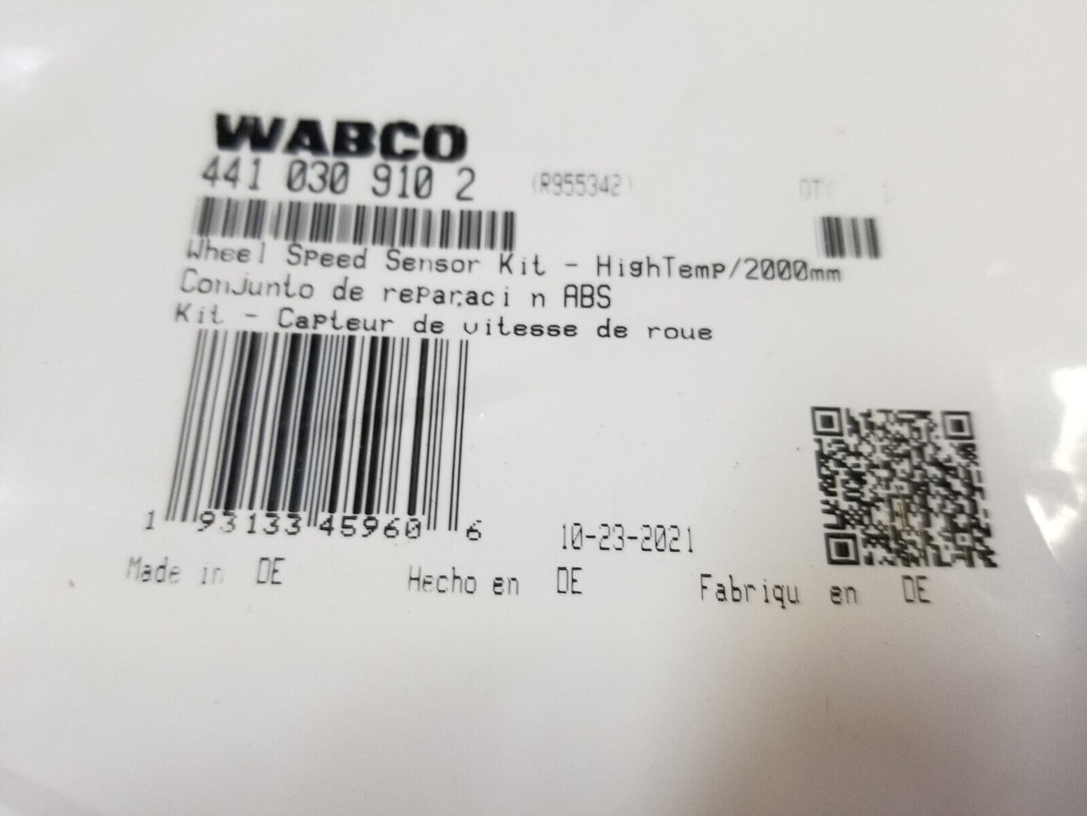 441-030-910-2 Genuine Wabco Wheel Speed Sensor Kit OEM - New