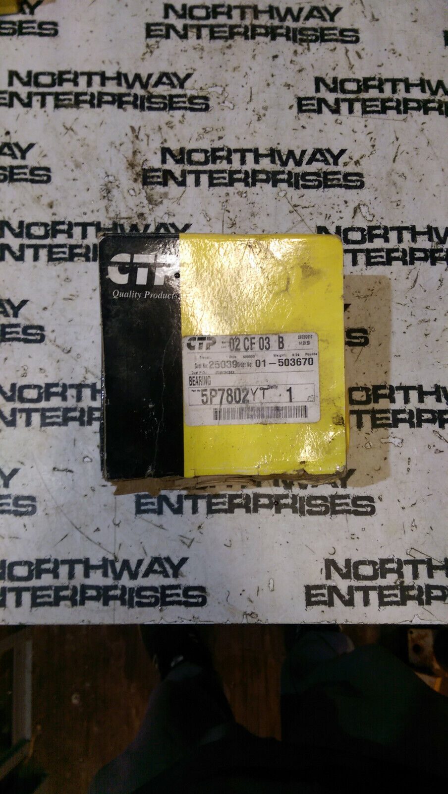 CTP CAT 5P7802 5P-7802 BEARING NEW