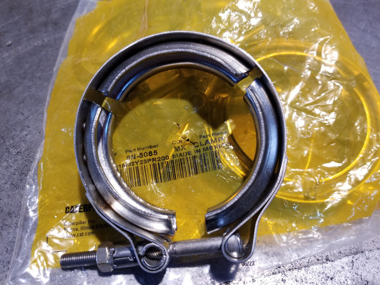 LOT OF 4 -9N-5085 Genuine OEM CATERPILLAR 80.80mm Internal Diameter Band V Clamp