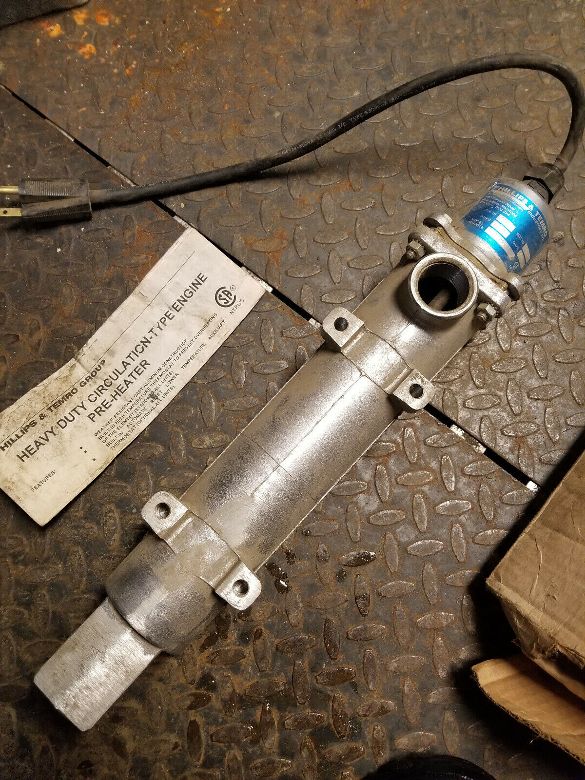PHILLIPS AND TEMRO 3300006 240V FLUID HEATER