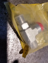 3E-2310 Caterpillar 19.05mm Hexagonal Tee Adapter,  Fluid Carrying Tee Adapter