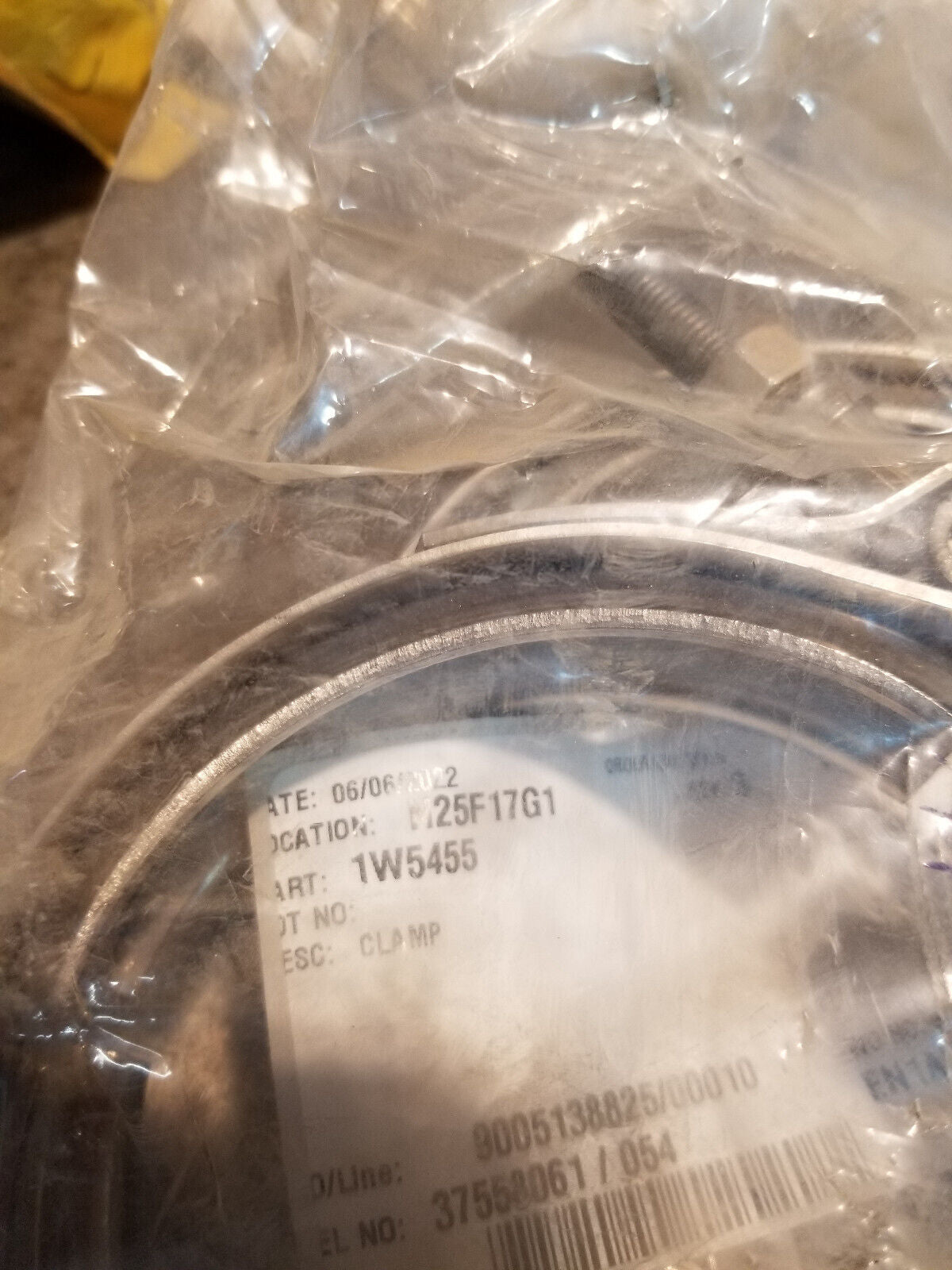 BAG OF 3PC - 1W-5455 Genuine OEM CATERPILLAR V BAND CLAMP
