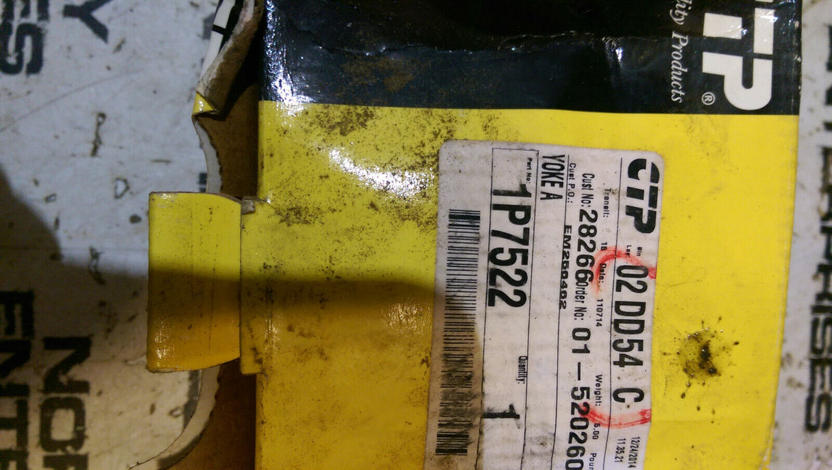 CTP 1P7521 - YOKE 1P7522 fit CATERPILLAR (CAT)