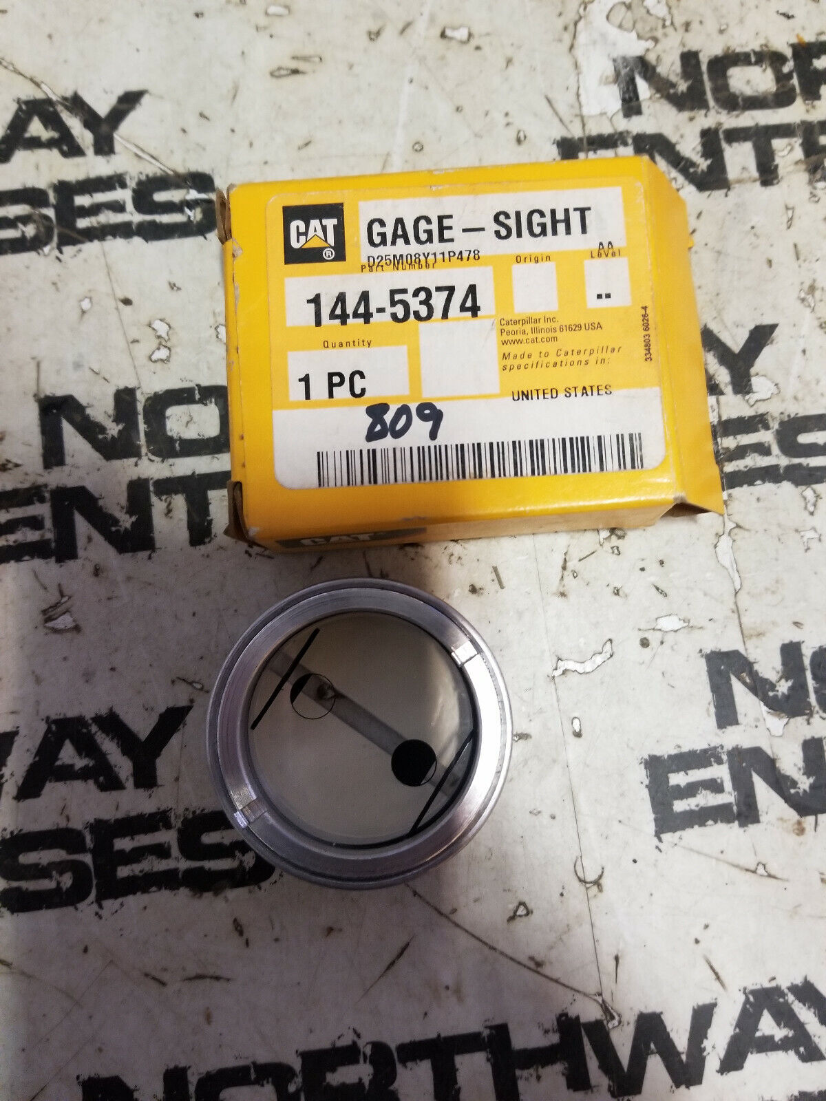 144-5374 CATERPILLAR SIGHT GAUGE