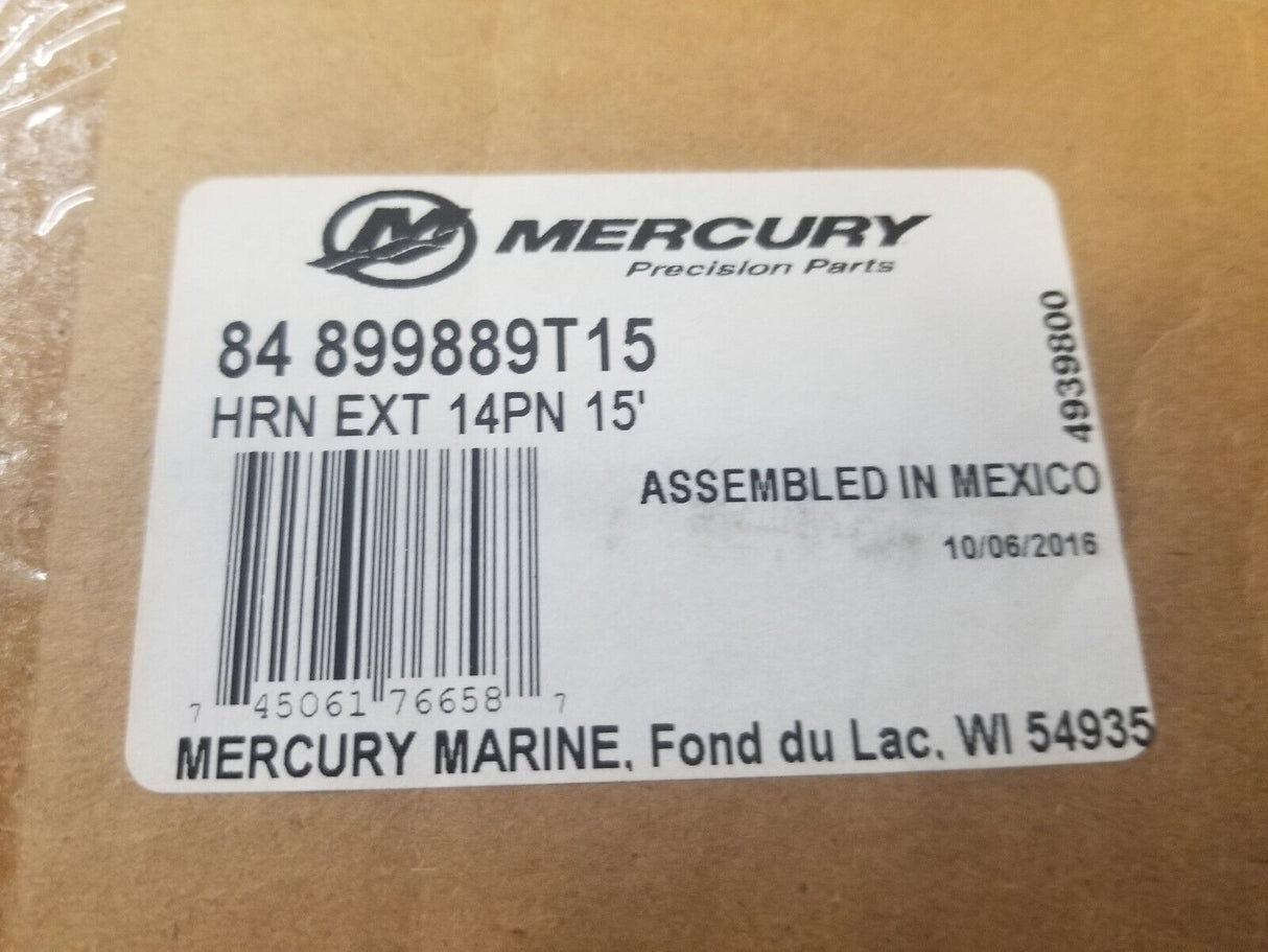 Mercury Mercruiser 84-899889T15 HARNESS ASSEMBLY, Wiring, 14 Pin (15 Feet)