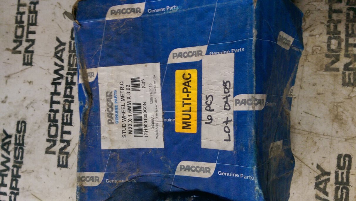 QTY 6 - 10001399 Stud Wheel Metric M22 X 1.5mm X 3.92" (6 STUDS TOTAL) 10001399C