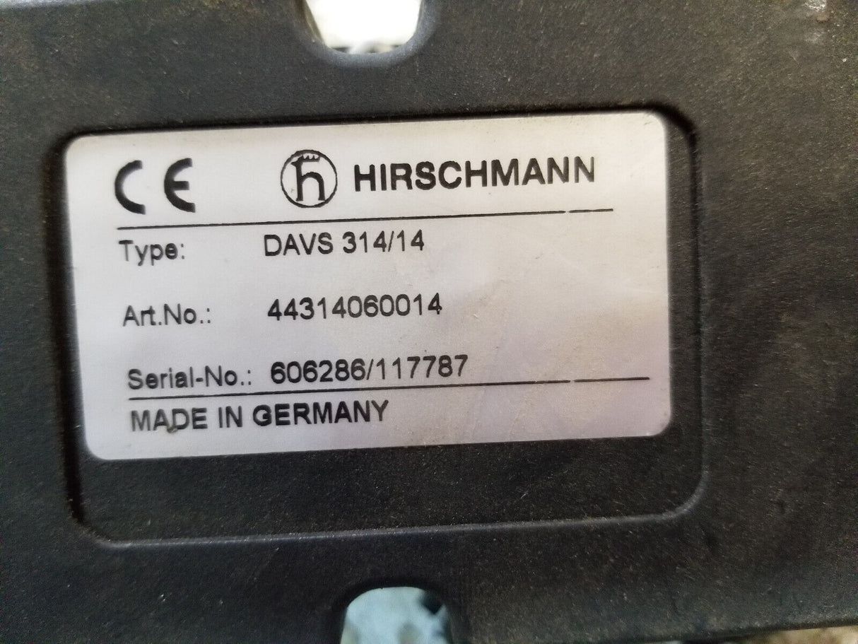 WIKA MC  PAT Hirschmann IFLEX Transducer DAVS 314/14 044-314-060-014
