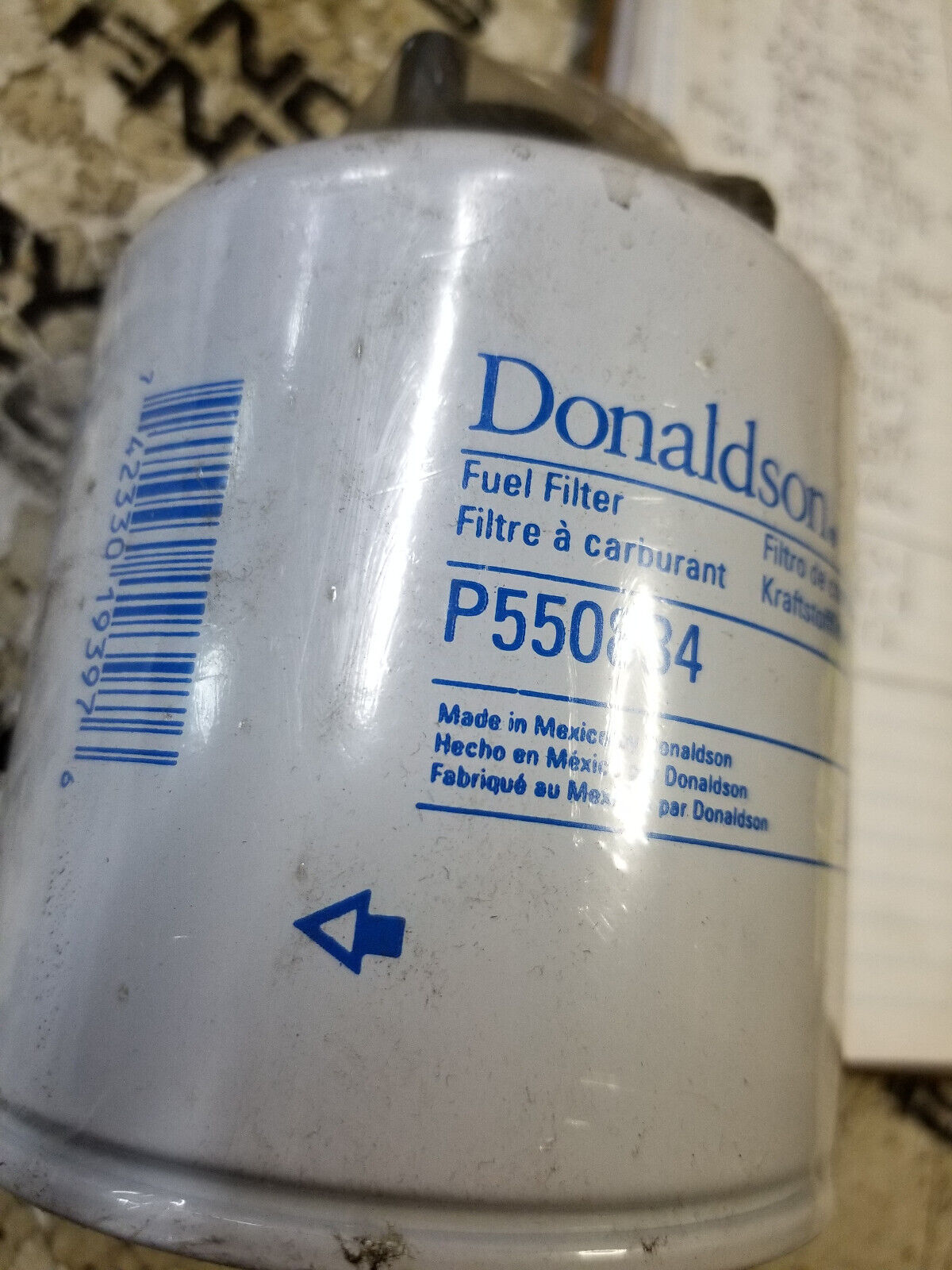 LOT OF 2PC - Donaldson Fuel Filter Water Separator Spin-on- P550834