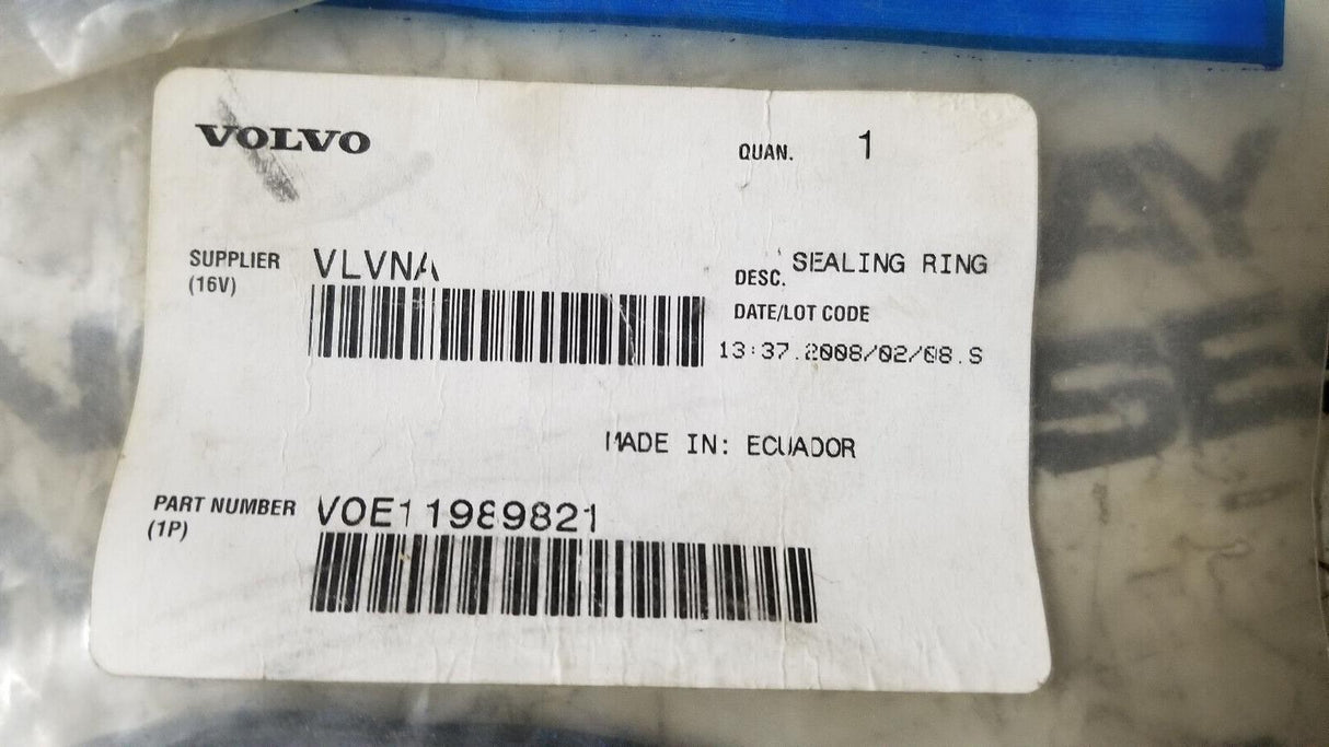 11989821 VOLVO VOE11989821 SEALING RING