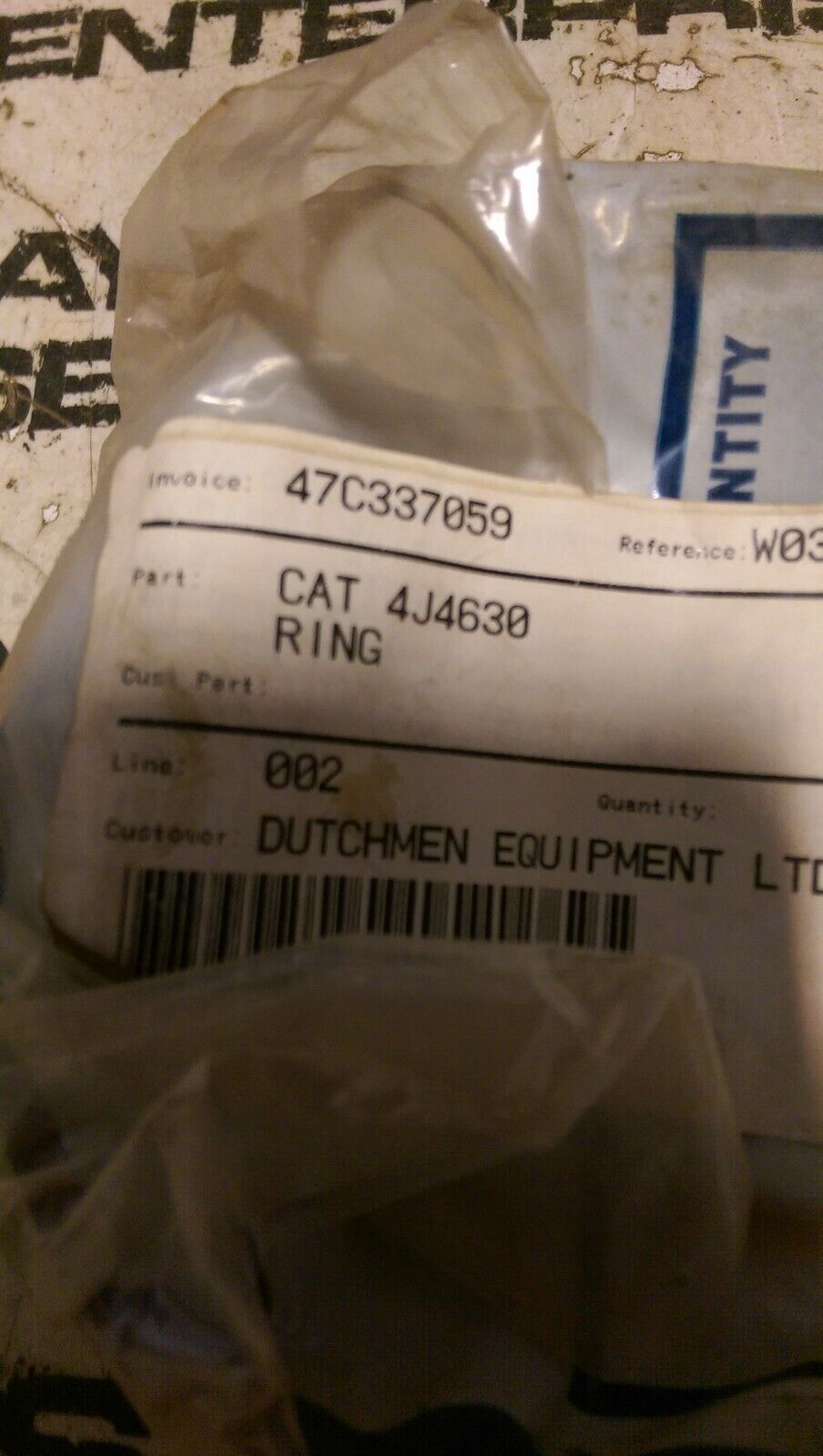 CATERPILLAR 4J-4630: RING