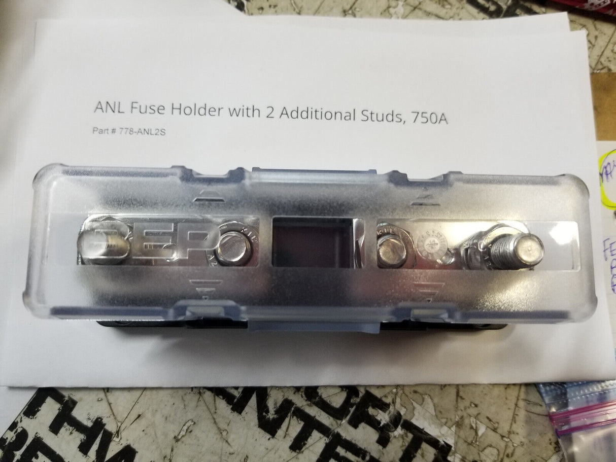 BEP Marine ANL Fuse Holder 4-Stud 750a 778-ANL2S