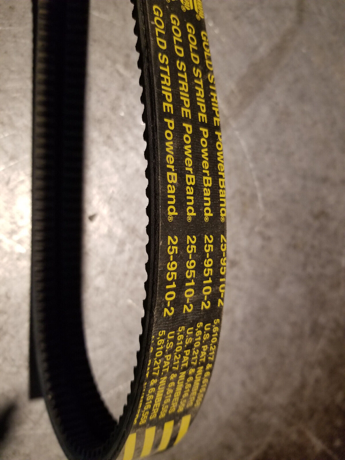 NAPA POWERBAND 25-9510-2 25-9510 S95784C