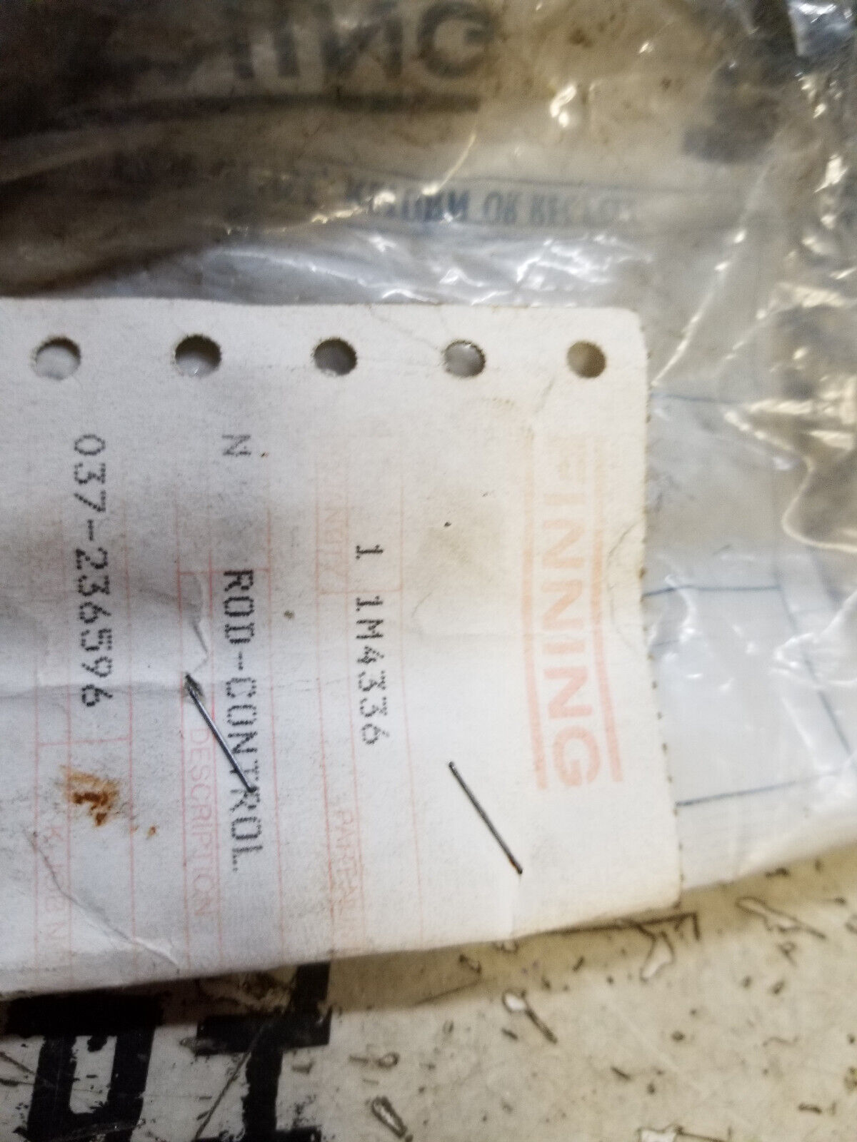 1M-4336 CATERPILLAR CONTROL ROD LEVER 1M4336