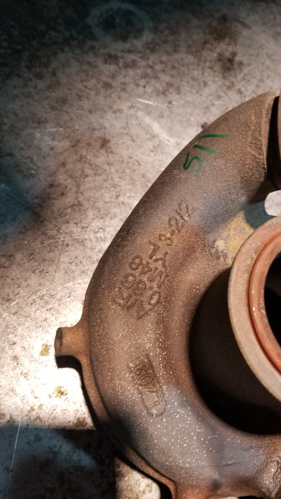 2012 6.7L POWERSTROKE TURBOCHARGER EXHAUST HOUSING