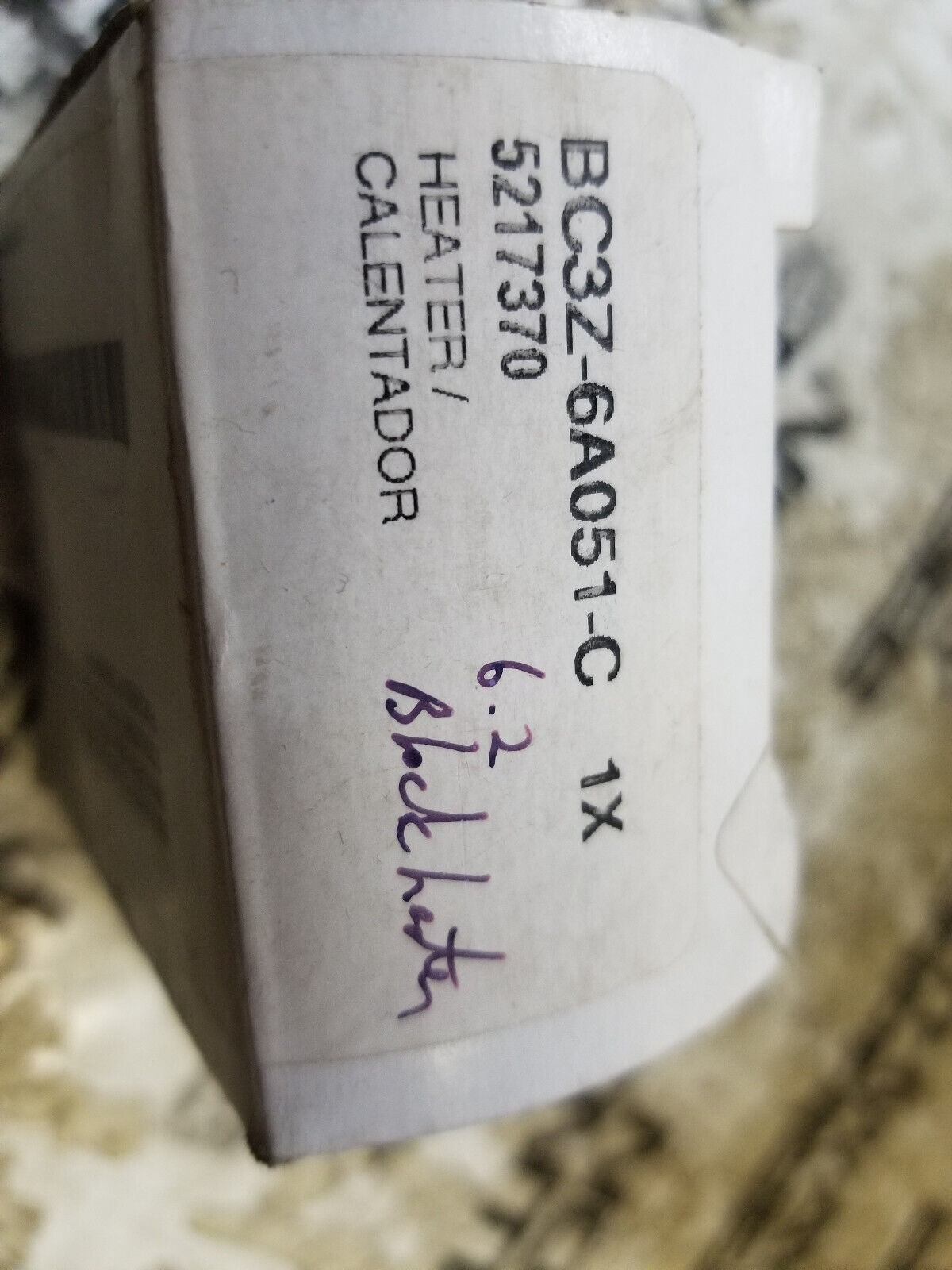 FORD BC3Z-6A051-C MOTOCRAFT BLOCK HEATER