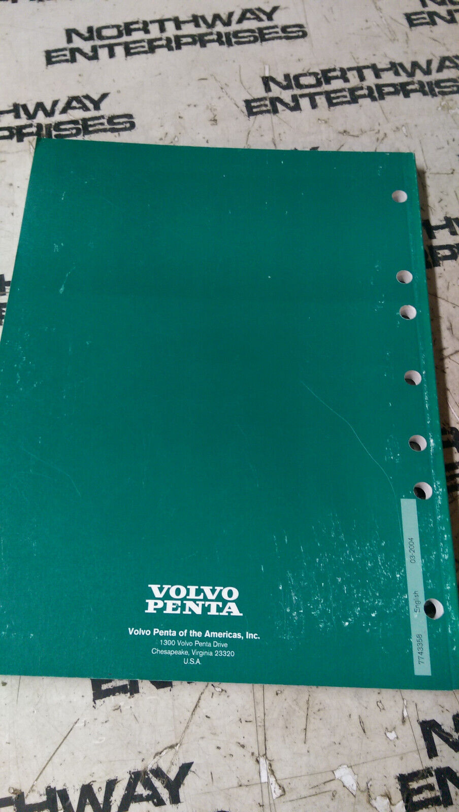 Volvo Penta Engine 3.0GS-A/B/C 3.0GL-A/B/C Workshop Manual 7743358