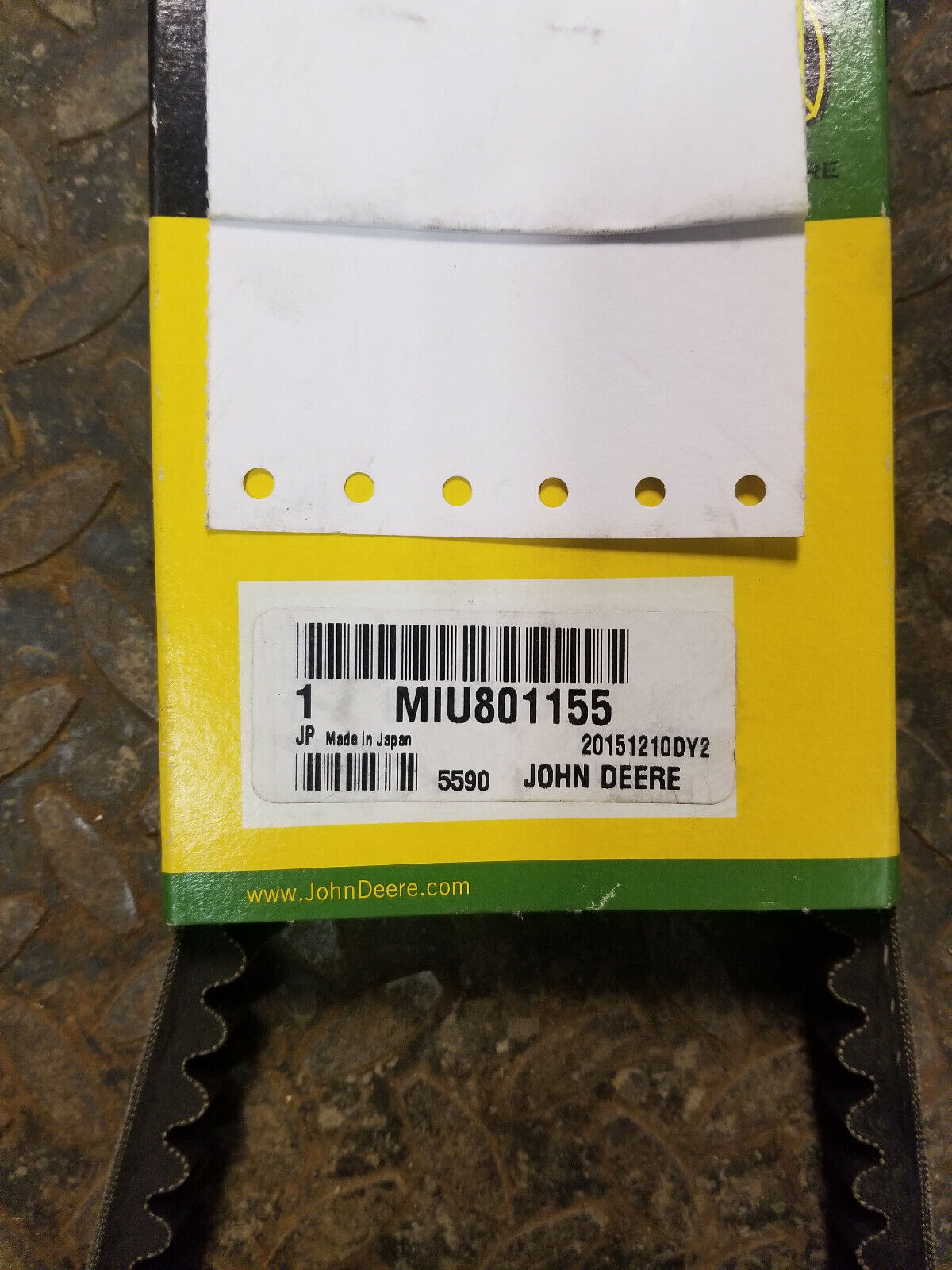 MIU801155 JOHN DEERE BELT