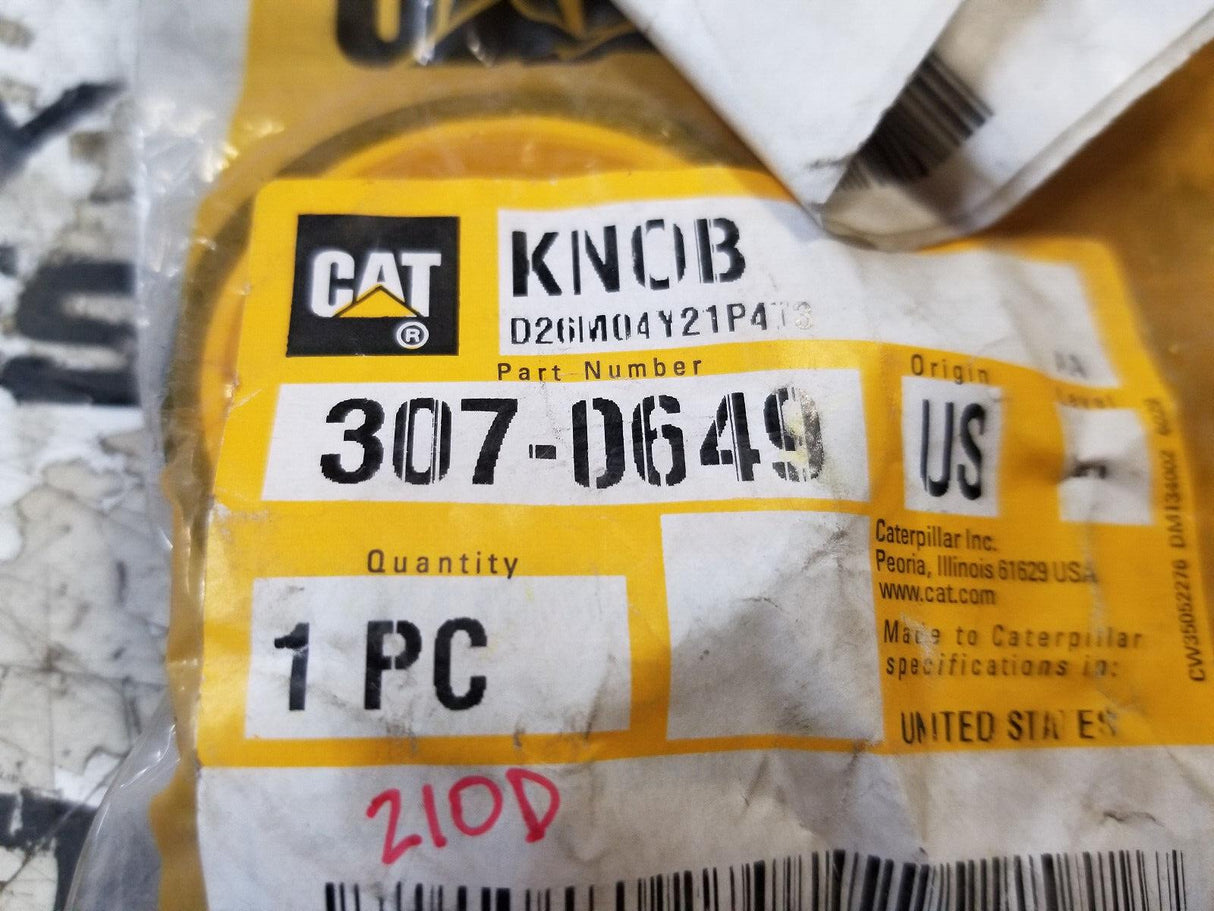 Caterpillar 307-0649: Control Console Knob 3070649