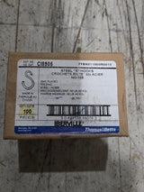 Thomas & Betts CI8905 Zinc Plated Steel "S" Hooks 90lbs Cap. Box Of 100 NEW
