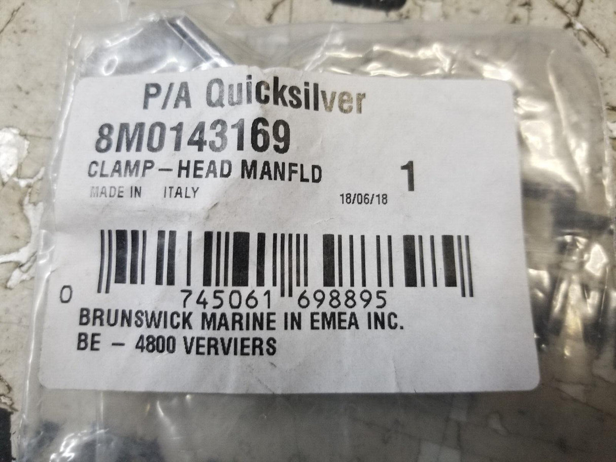 8M0143169 Mercury Quicksilver Clamp-Head-Manifold