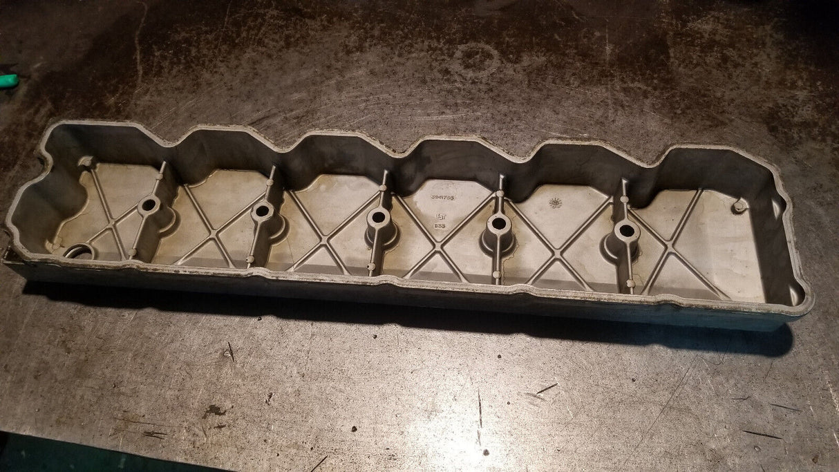 98-01 Dodge Ram Cummins 5.9L 24v turbo diesel engine VALVE COVER Silver 3941755