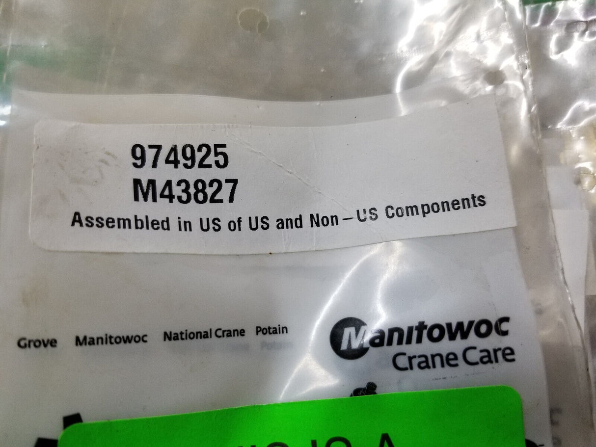 LOT OF 10 - 974925 Manitowoc Grove SPOOL SEAL KIT