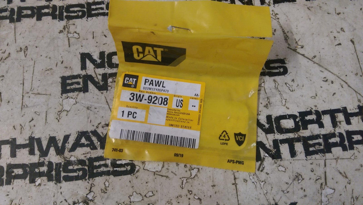 3W-9208 PAWL OEM CATERPILLAR 3W9208