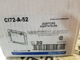 BOX OF 20PC - Iberville CI72-A-52 Box Adapter, Steel