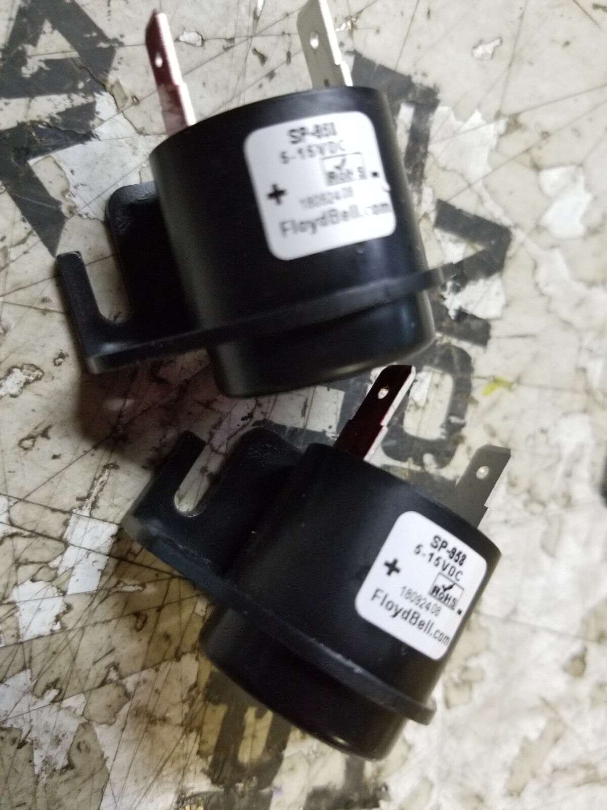 lot of 2pc - ALARM, AUDIBLE, CONSTANT W/MOUNTING Part # 00111639