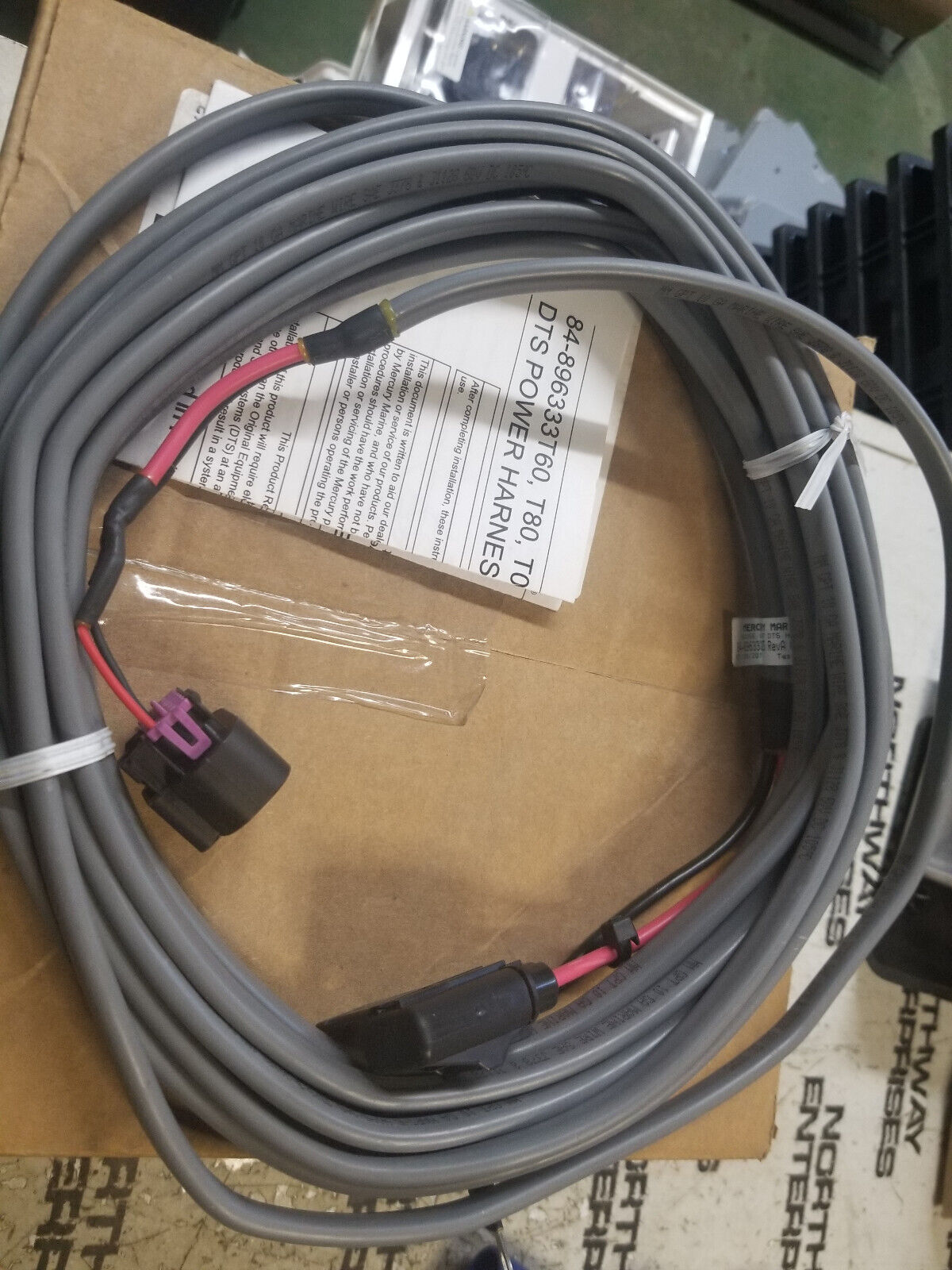 New Mercury Mercruiser Quicksilver 84-896333T25 Harness-Dts 25 Ft