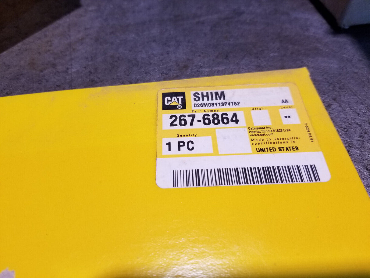 267-6864 CATERPILLAR Genuine OEM Final Drive Group Shim, Shim Steel