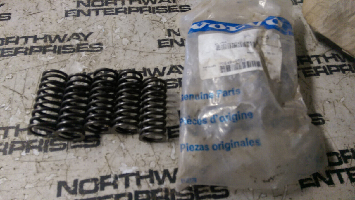 Lot of 5 Exhaust Genuine OEM Volvo VOE4940623 Compression Spring