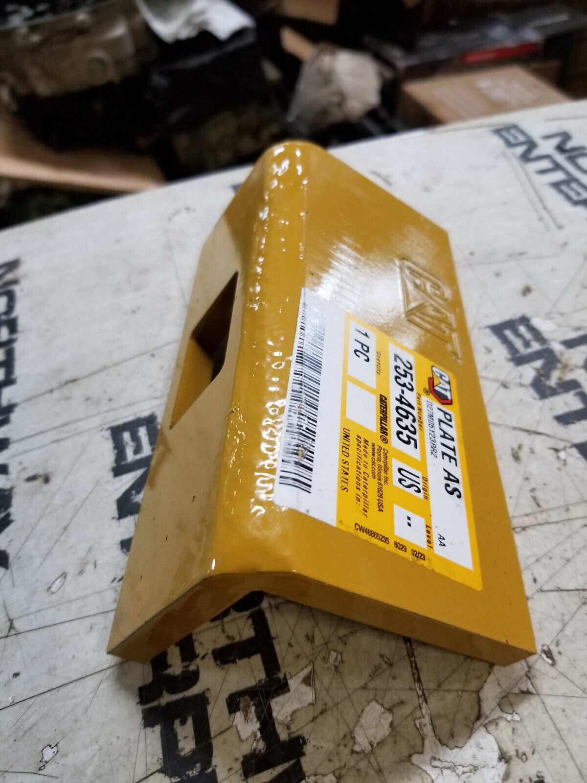 253-4635 150mm Long Wear Plate 2534635