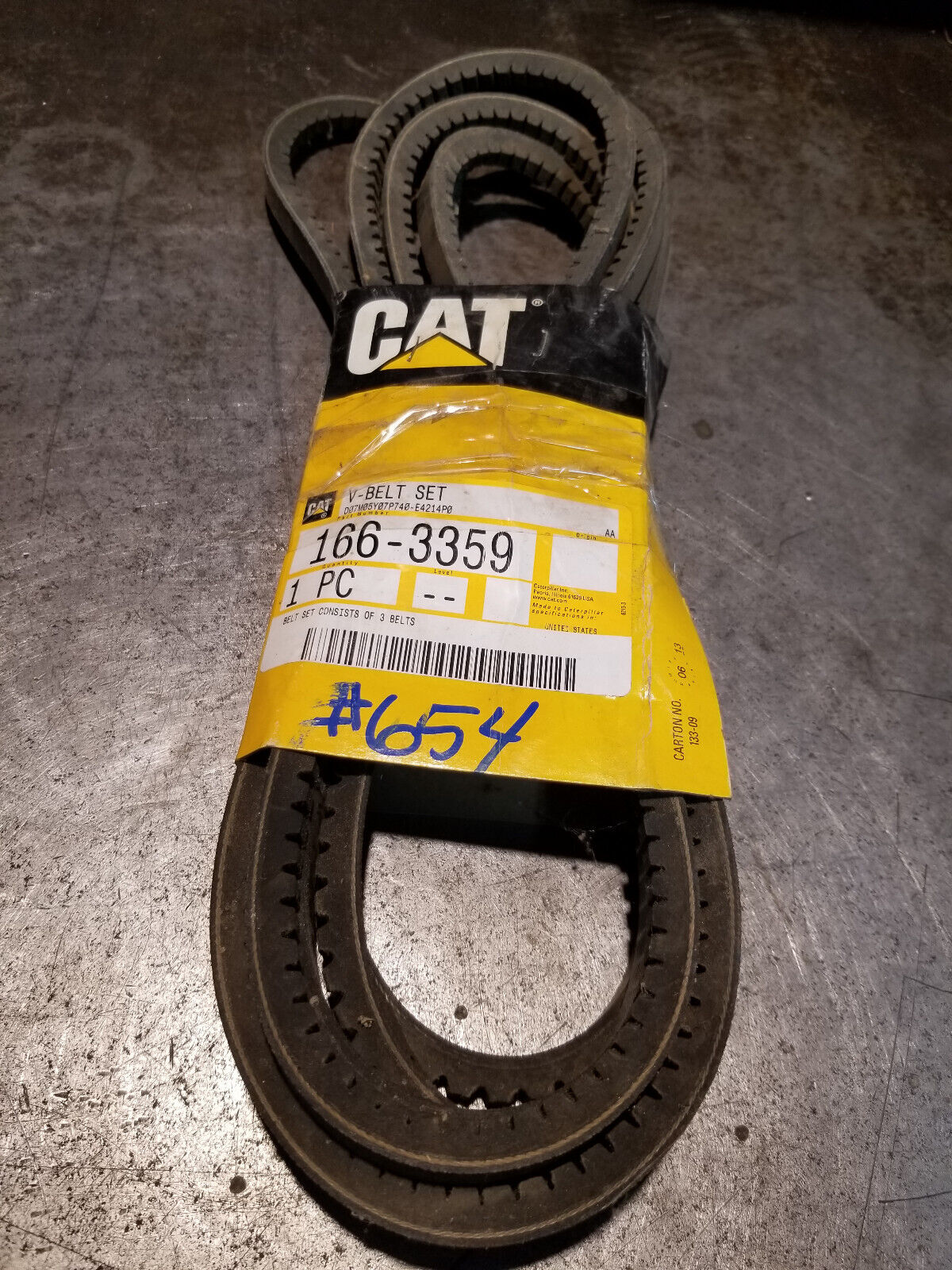 CATERPILLAR 166-3359 1663359 BELT