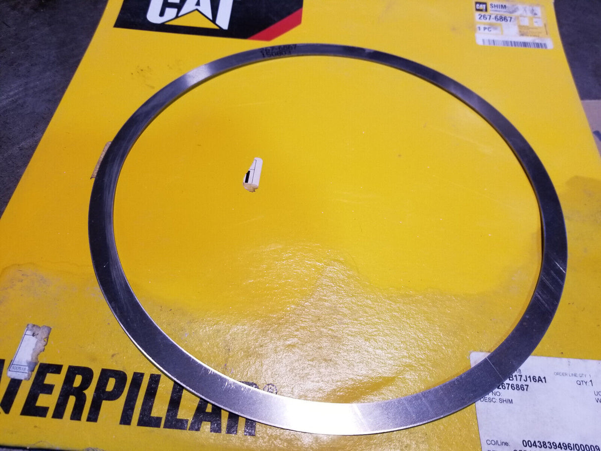 267-6867 CATERPILLAR Genuine OEM 1.2MM Final Drive Group Shim, Shim Steel