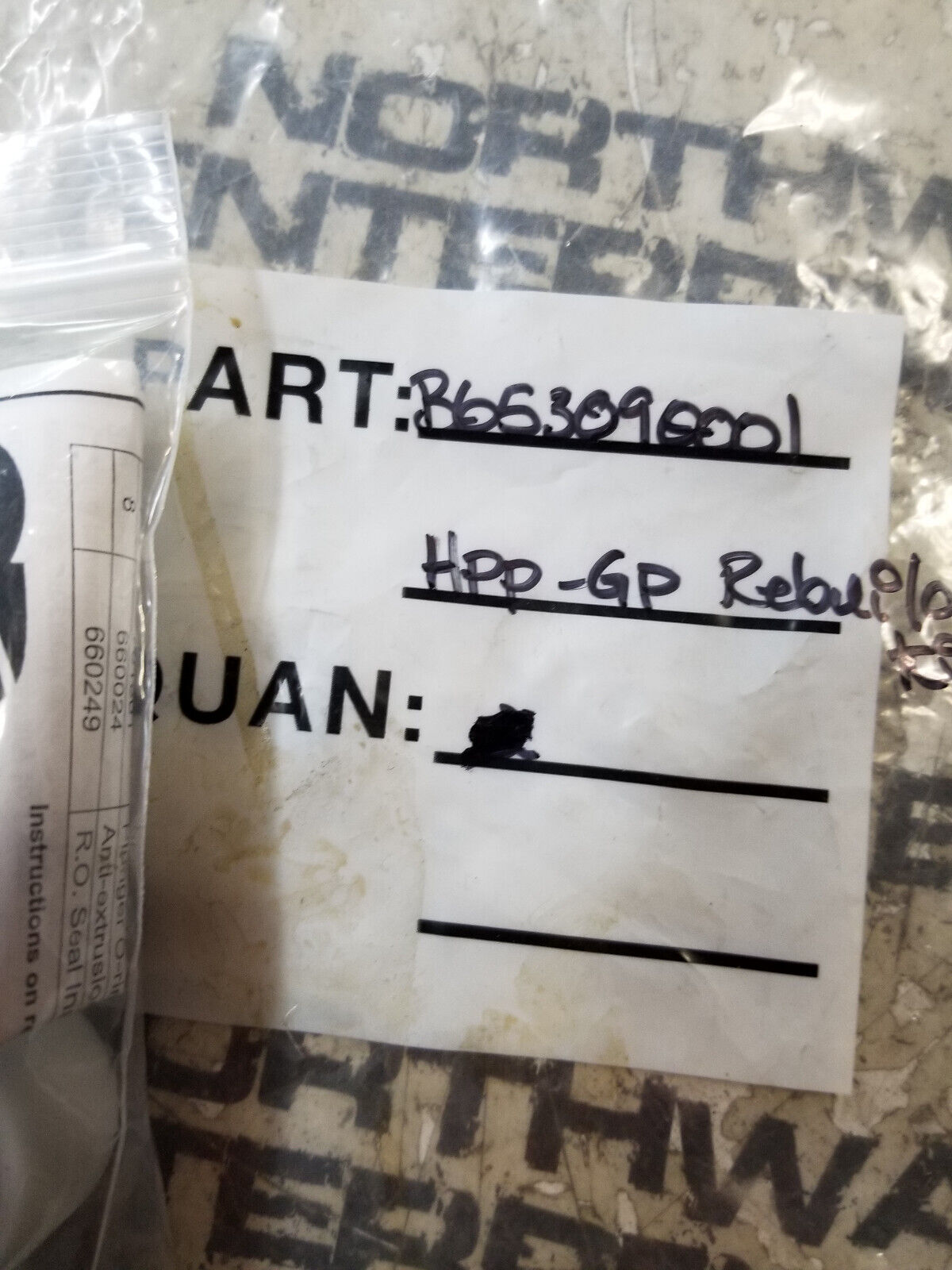 HPP -GP SEAL KIT REBUILD B653090001