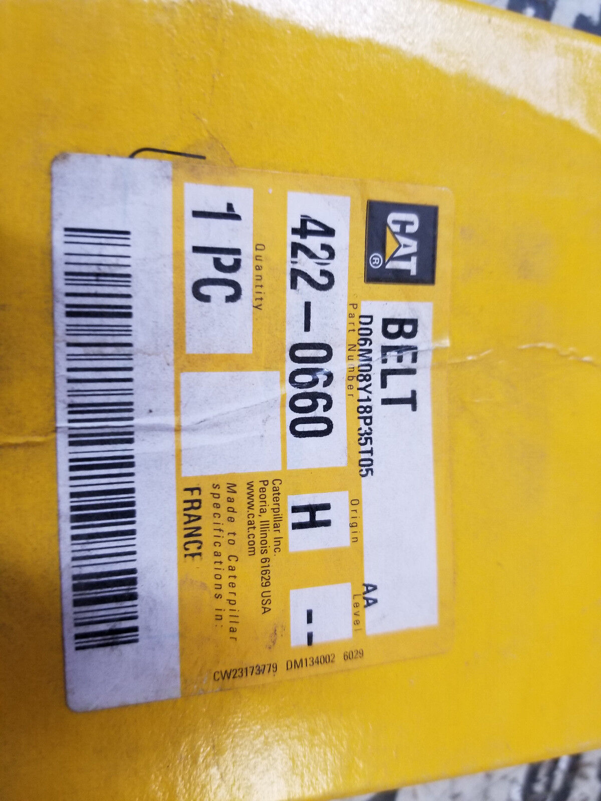 422-0660 Belt 4220660 CP44B CCS7 CP-44B CS44B CS-44B