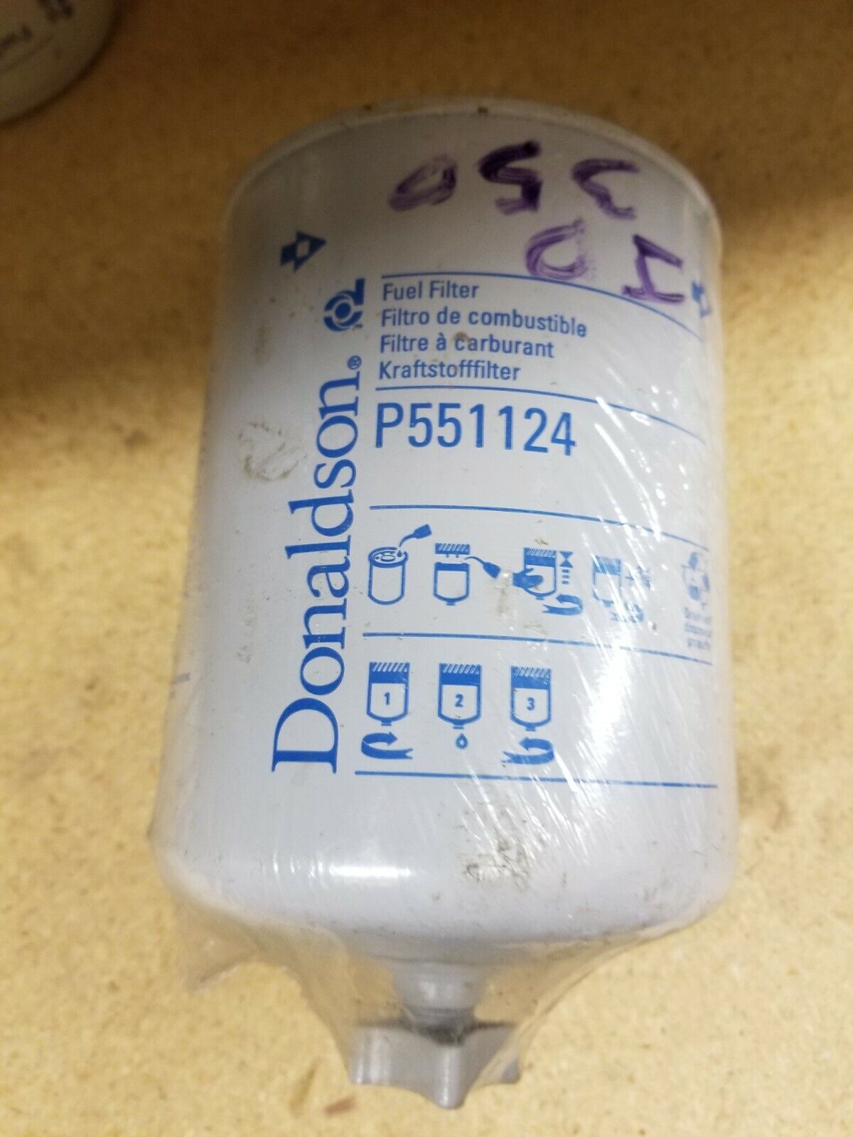 P551124 Donaldson Fuel Filter Kit, Secondary