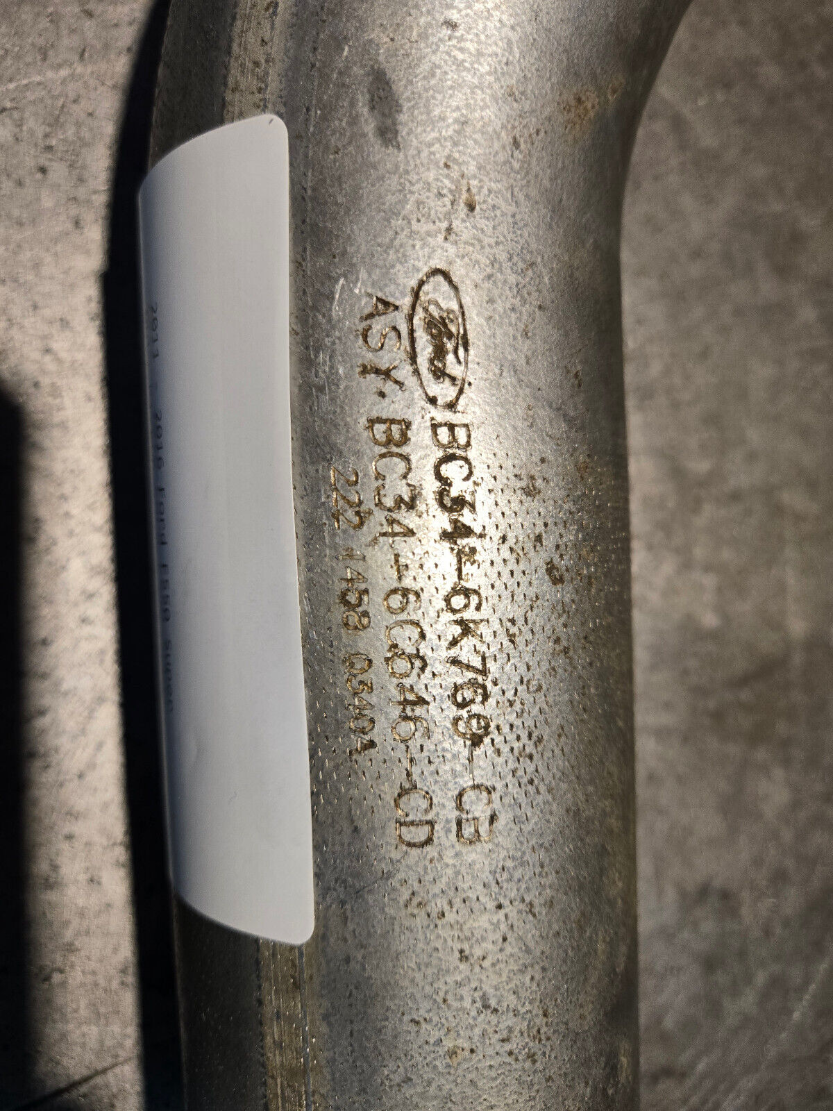 11-16 Ford 6.7L POWERSTROKE Hot Side Intercooler Pipe Tube  BC34-6K769-CB