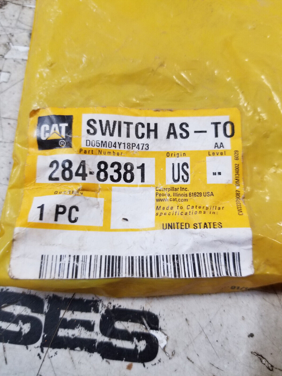 284-8381 CAT SWITCH 2848381