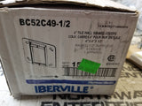 BOX OF 15PC - BC52C49-1/2  Iberville Square Cornered Tile Cover 1-Unit, 1/2 in