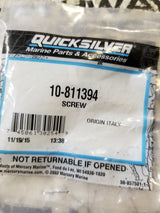 LOT OF 3PC - MERCURY QUICKSILVER SCREW 10-811394