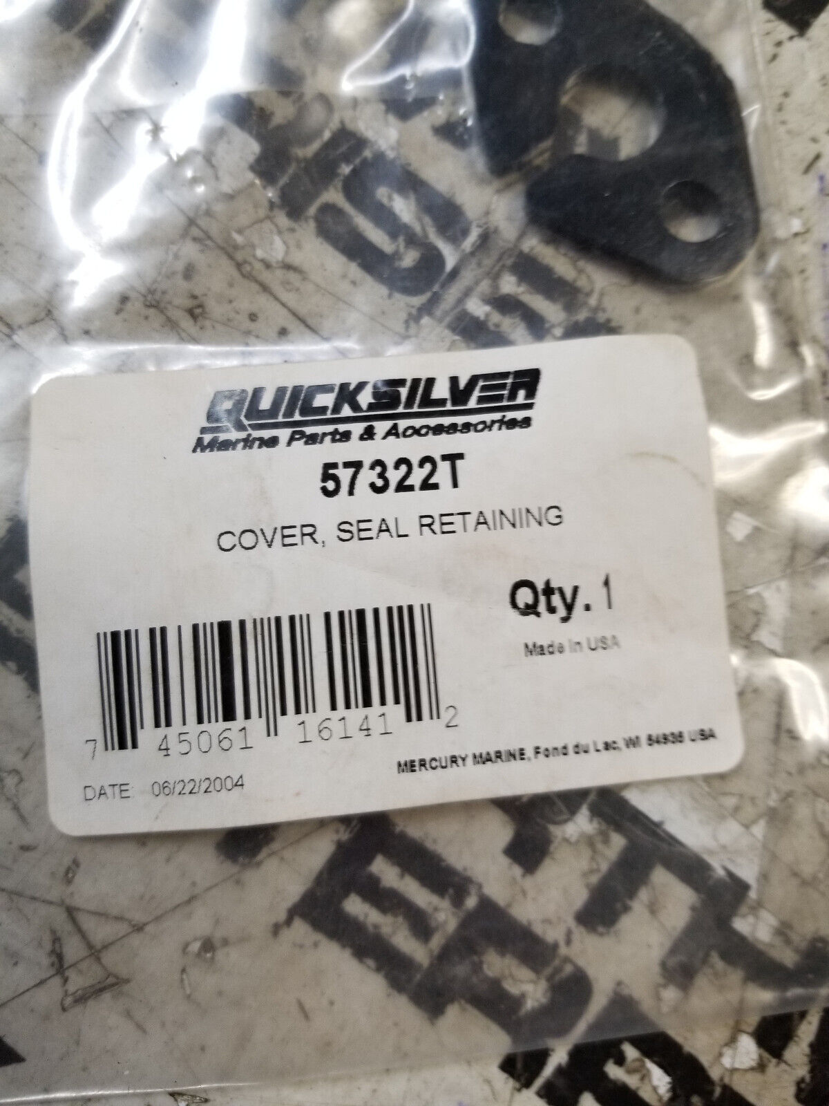 MERCURY 57322T Trim Sender Wire Cover Retainer Gimbal Housing Alpha One