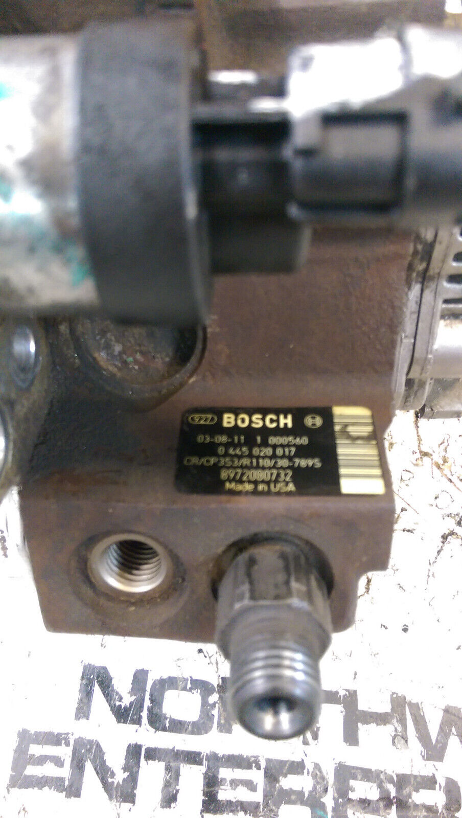 CORE 0445020017 Bosch CP3 Pump  GM Duramax CORE / FOR PARTS 8972080732 refj2