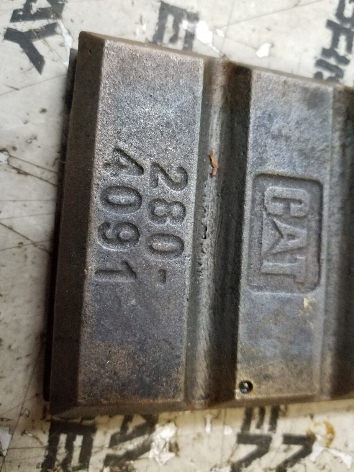CAT 280-4091 2804091 102 mm Wide Wear Block for the front ring